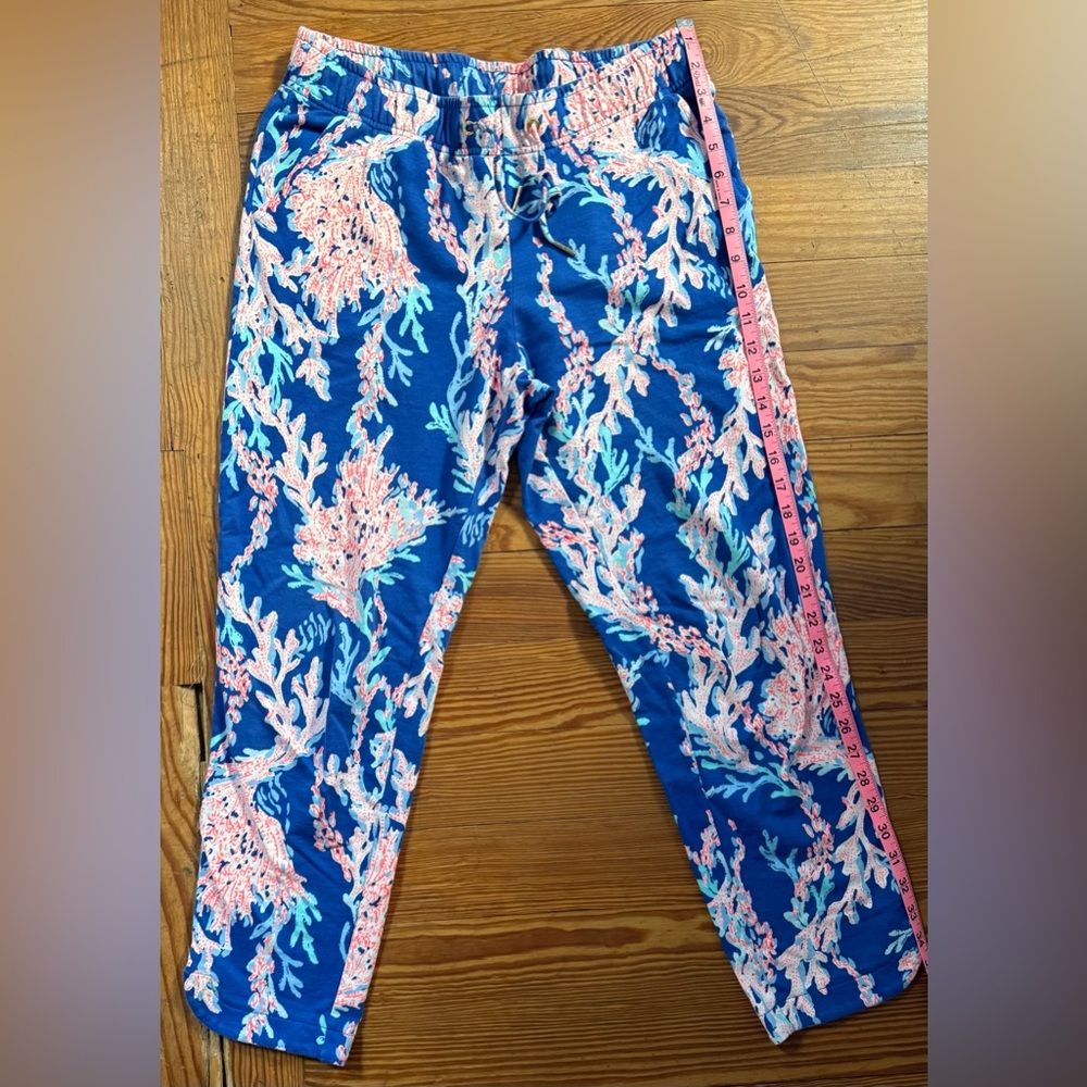 Lilly Pulitzer Blue Coral-Print Women’s Jeans
